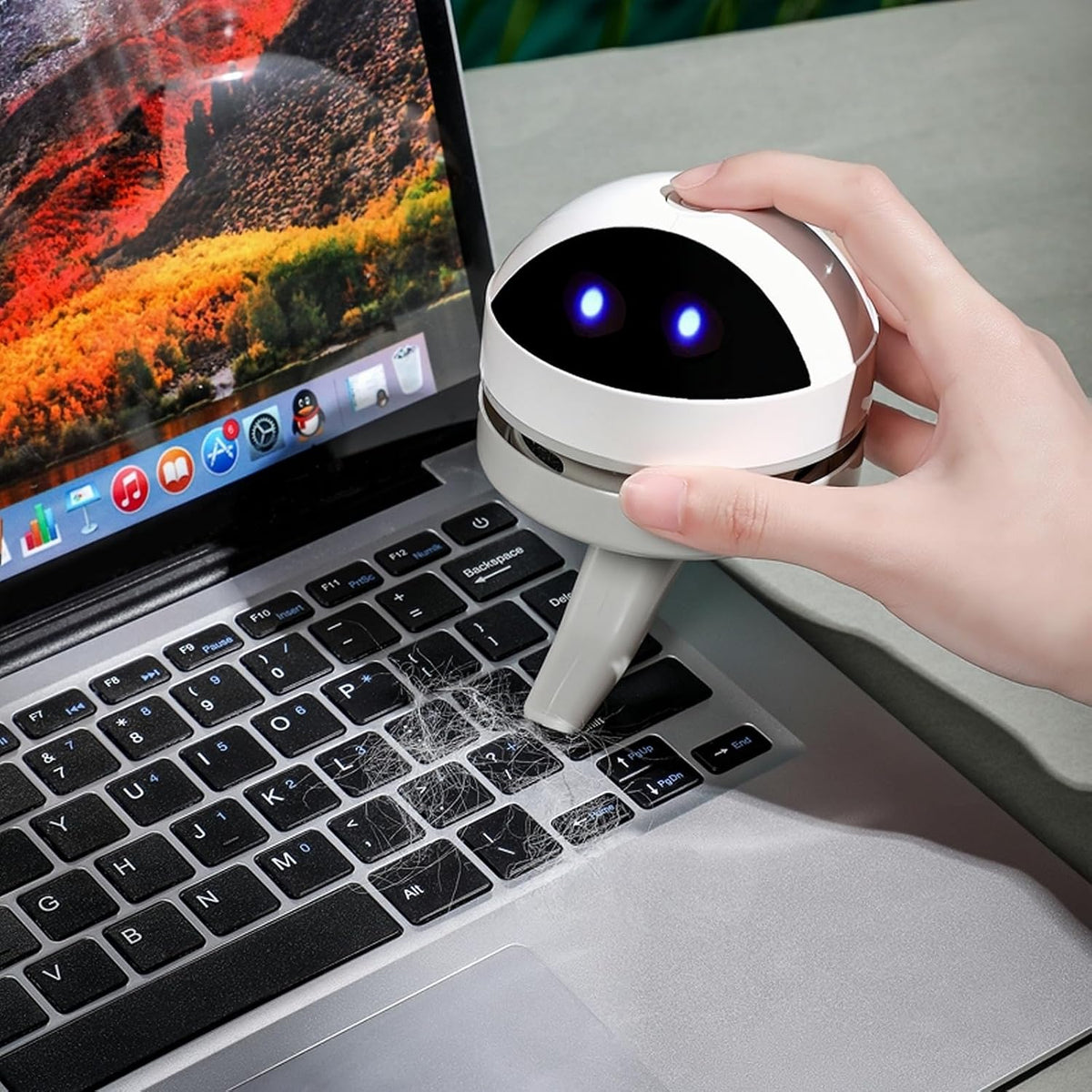 Mini Desktop Vacuum Cleaner, Cordless Desk Vacuum, Rechargeable