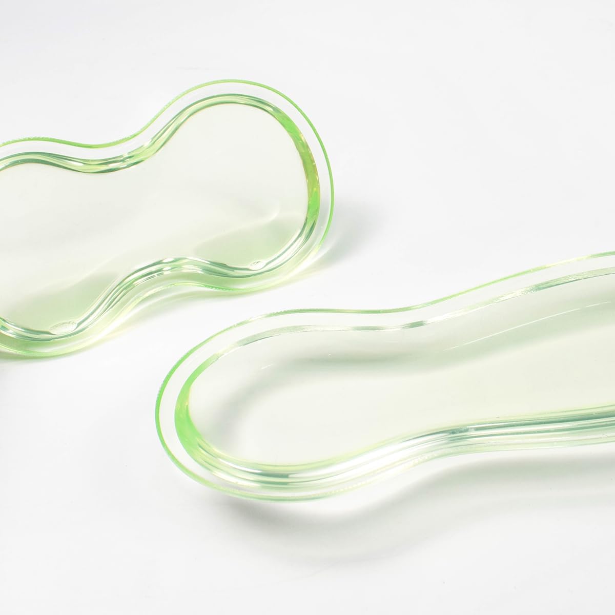17.12inch Longer Green Gel Wrist Rest Set for Full-Sized Computer Keyboard