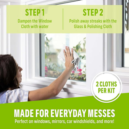 Window and Glass Cleaner Kit, Just Add Water - 1 Kit