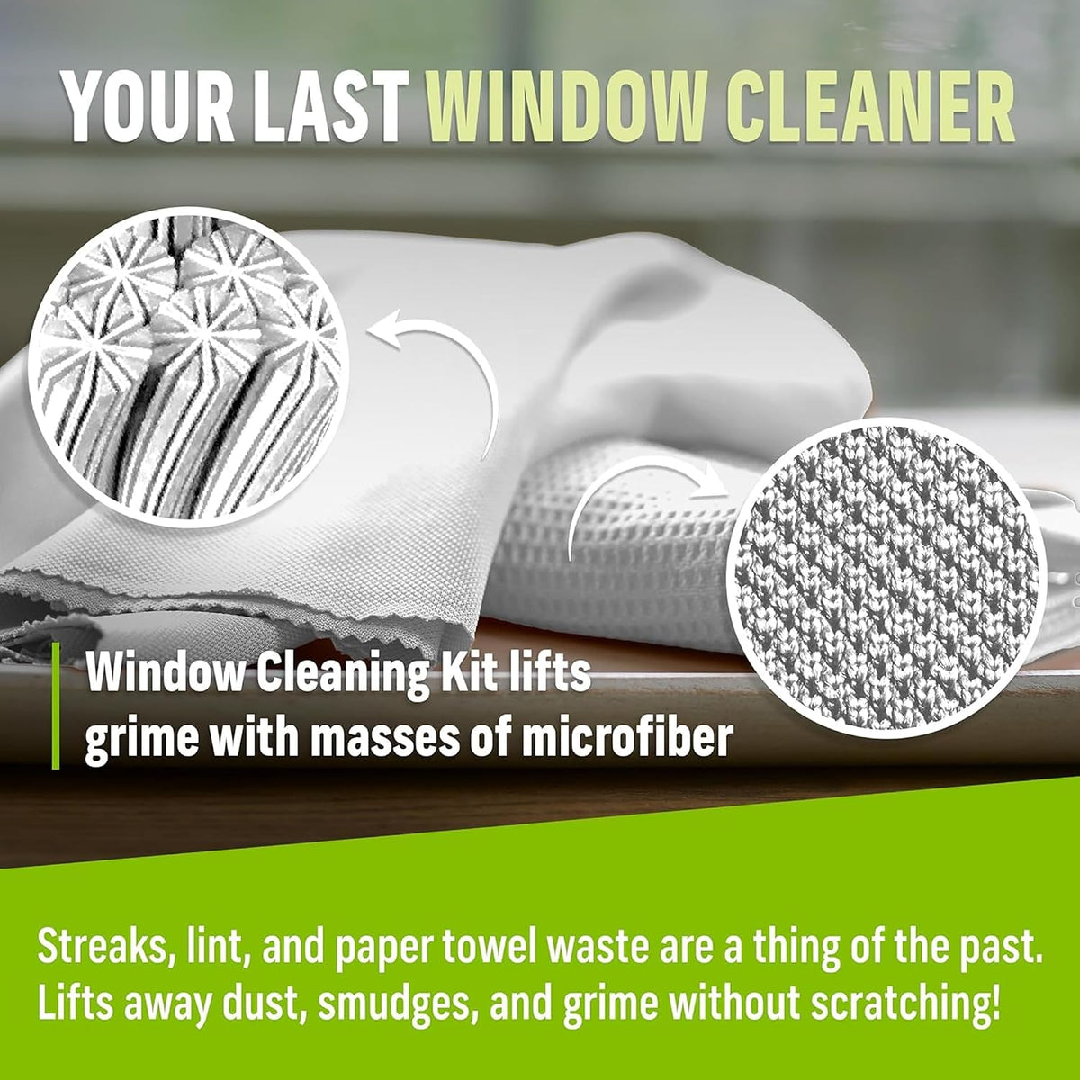 Window and Glass Cleaner Kit, Just Add Water - 1 Kit