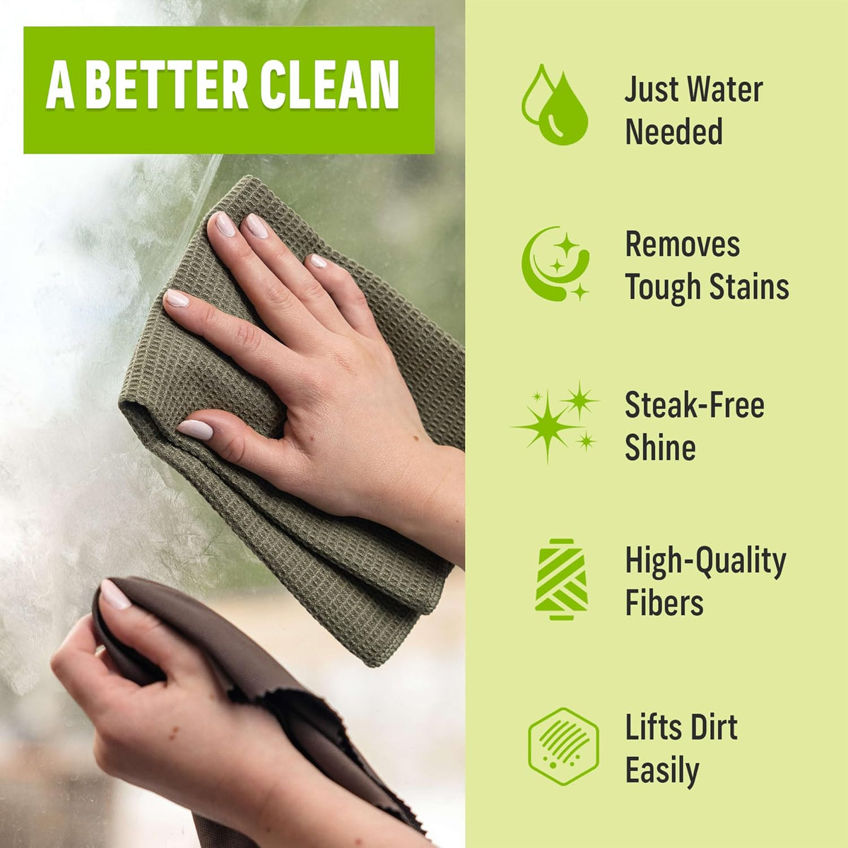 Window and Glass Cleaner Kit, Just Add Water - 1 Kit