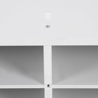 Mailbox for Classroom 24 Slots, Mail Sorter, Paper Organizer Storage, Mail Organizer for Home Library Office Classroom (White, 24 Slots)