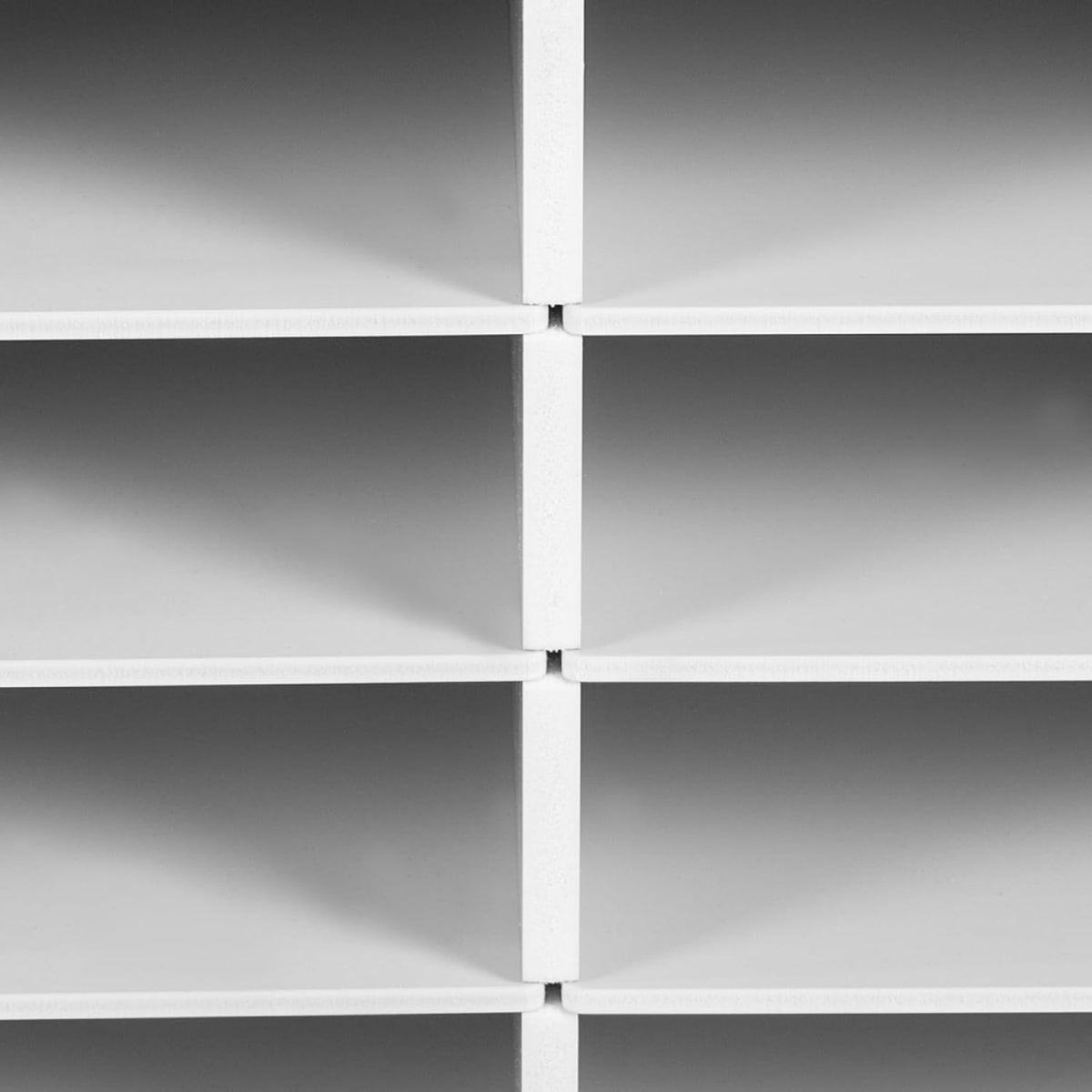 Mailbox for Classroom 24 Slots, Mail Sorter, Paper Organizer Storage, Mail Organizer for Home Library Office Classroom (White, 24 Slots)