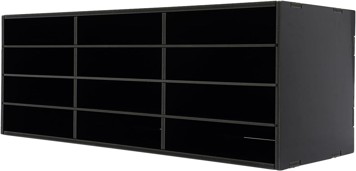 Mailbox for Classroom 24 Slots, Mail Sorter, Paper Organizer Storage, Mail Organizer for Home Library Office Classroom (White, 24 Slots)