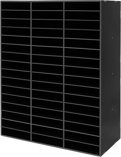 Mailbox for Classroom 24 Slots, Mail Sorter, Paper Organizer Storage, Mail Organizer for Home Library Office Classroom (White, 24 Slots)