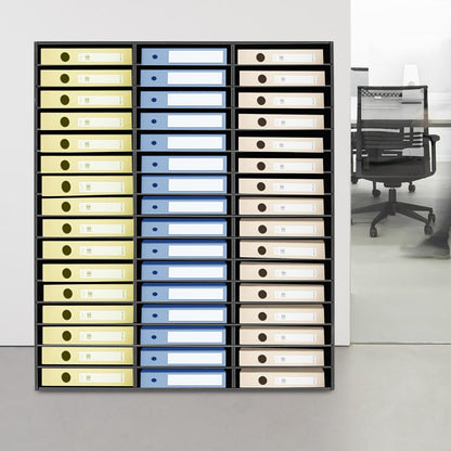 Mailbox for Classroom 24 Slots, Mail Sorter, Paper Organizer Storage, Mail Organizer for Home Library Office Classroom (White, 24 Slots)