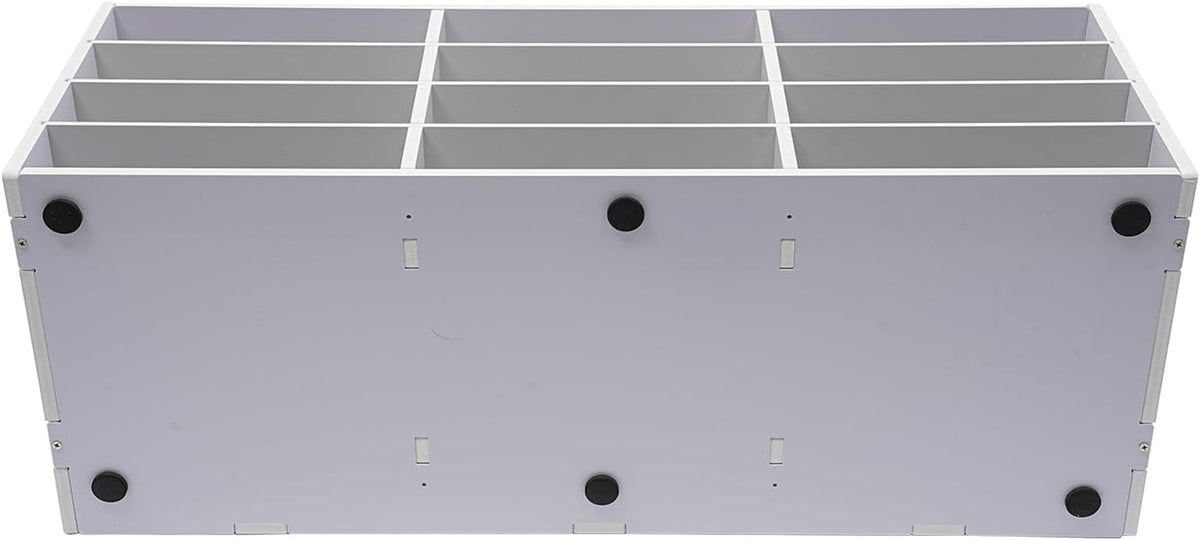 Mailbox for Classroom 24 Slots, Mail Sorter, Paper Organizer Storage, Mail Organizer for Home Library Office Classroom (White, 24 Slots)