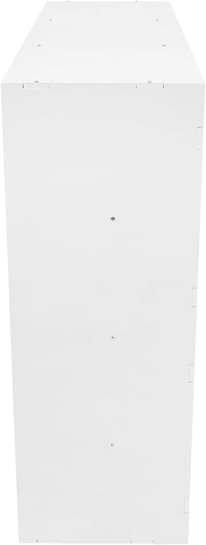 Mailbox for Classroom 24 Slots, Mail Sorter, Paper Organizer Storage, Mail Organizer for Home Library Office Classroom (White, 24 Slots)