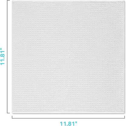 18 Pack Microfiber Cleaning Cloth, Kitchen Towels for Dish Drying Washing, Absorbent Streak Free Lint Free Rags for Cleaning, Reusable and Washable Towels - 10" x 10"