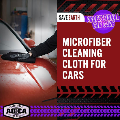 AIDEA Microfiber Cleaning Cloth-50PK, Microfiber Towels for Cars, 12"×12"
