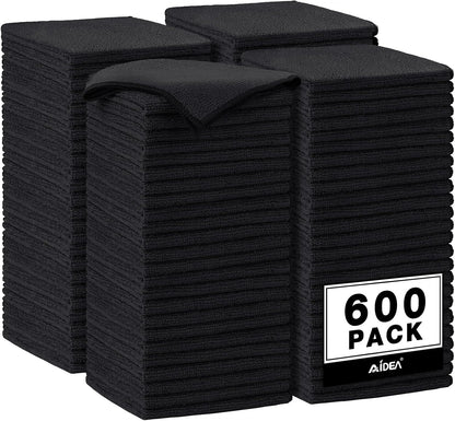 AIDEA Microfiber Cleaning Cloth-50PK, Microfiber Towels for Cars, 12"×12"