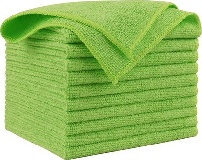 AIDEA Microfiber Cleaning Cloth-50PK, Microfiber Towels for Cars, 12"×12"