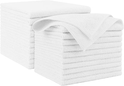 AIDEA Microfiber Cleaning Cloth-50PK, Microfiber Towels for Cars, 12"×12"