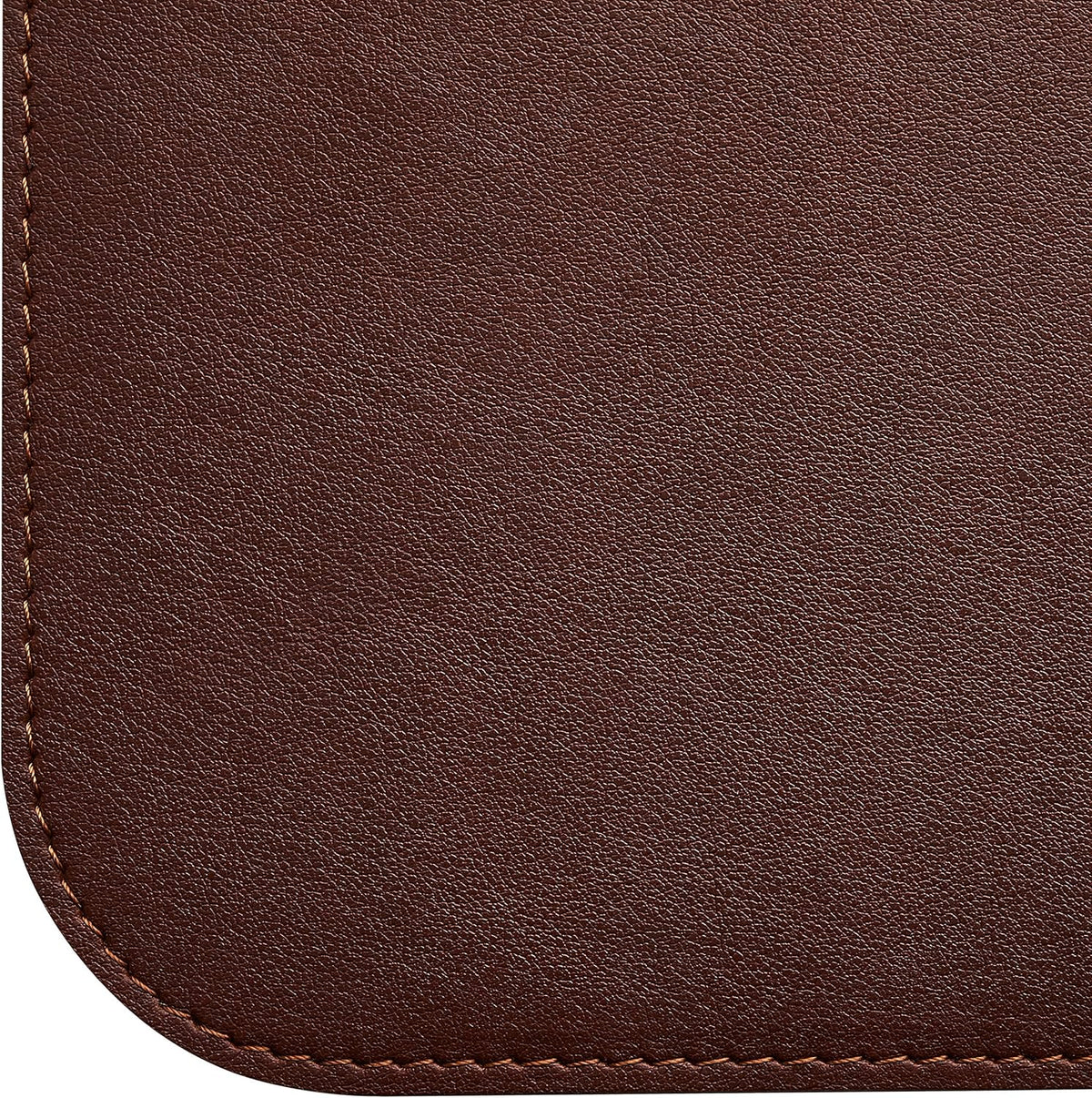 Desk Mat, Office Writing Desk Pad, Large 36" x 17" Dark Brown, for Top of Desks, Gift Ready Elegant Computer Desk Cover Protector PU Leather