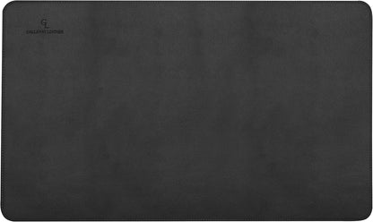 Desk Mat, Office Writing Desk Pad, Large 36" x 17" Dark Brown, for Top of Desks, Gift Ready Elegant Computer Desk Cover Protector PU Leather