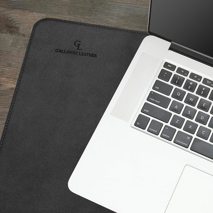 Desk Mat, Office Writing Desk Pad, Large 36" x 17" Dark Brown, for Top of Desks, Gift Ready Elegant Computer Desk Cover Protector PU Leather