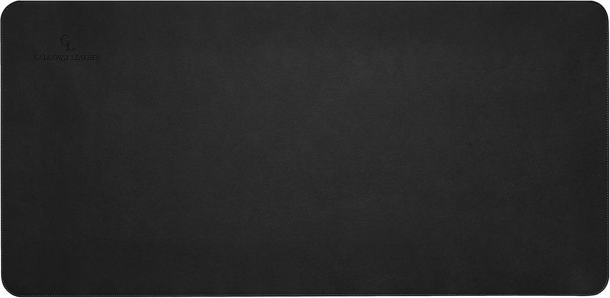 Desk Mat, Office Writing Desk Pad, Large 36" x 17" Dark Brown, for Top of Desks, Gift Ready Elegant Computer Desk Cover Protector PU Leather