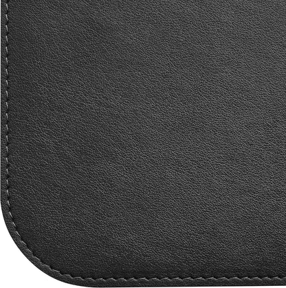 Desk Mat, Office Writing Desk Pad, Large 36" x 17" Dark Brown, for Top of Desks, Gift Ready Elegant Computer Desk Cover Protector PU Leather