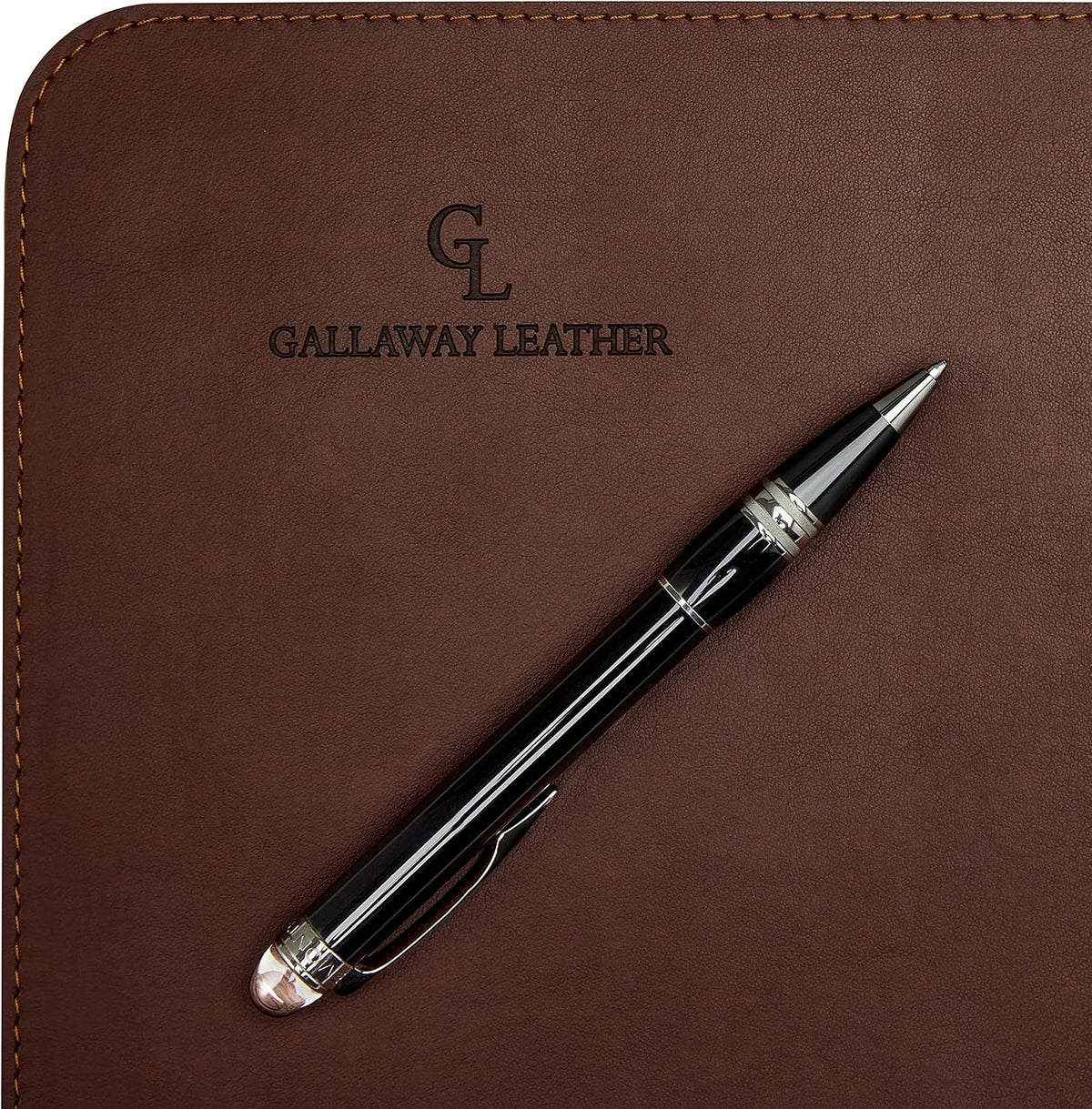 Desk Mat, Office Writing Desk Pad, Large 36" x 17" Dark Brown, for Top of Desks, Gift Ready Elegant Computer Desk Cover Protector PU Leather