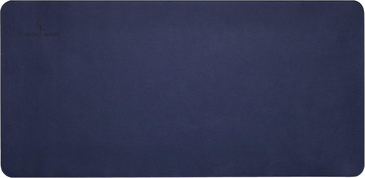 Desk Mat, Office Writing Desk Pad, Large 36" x 17" Dark Brown, for Top of Desks, Gift Ready Elegant Computer Desk Cover Protector PU Leather