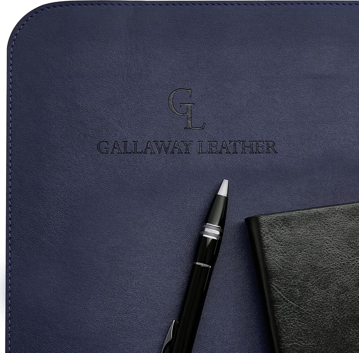 Desk Mat, Office Writing Desk Pad, Large 36" x 17" Dark Brown, for Top of Desks, Gift Ready Elegant Computer Desk Cover Protector PU Leather