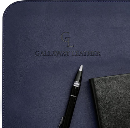 Desk Mat, Office Writing Desk Pad, Large 36" x 17" Dark Brown, for Top of Desks, Gift Ready Elegant Computer Desk Cover Protector PU Leather