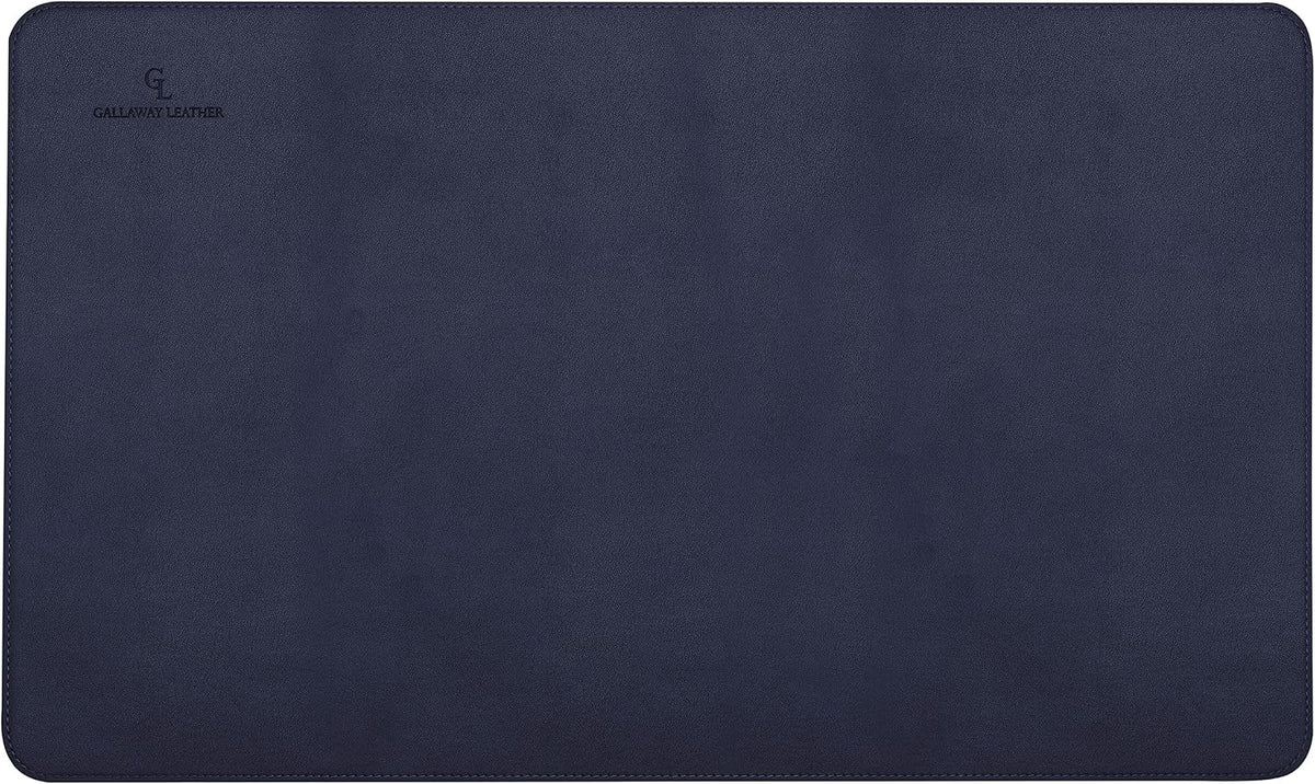 Desk Mat, Office Writing Desk Pad, Large 36" x 17" Dark Brown, for Top of Desks, Gift Ready Elegant Computer Desk Cover Protector PU Leather