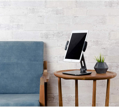 Tablet Stand Holder, Tightness Adjustable Multi-Angle Foldable Eye-Level Aluminum Solid Tablets Stands Dock for 4''-14''Tablets/Phone, iPad Series,Samsung Galaxy Tabs,Kindle Fire,Etc.