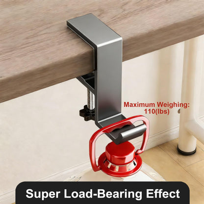 Headphone Stand - Aluminum Alloy Headphone Holder, Under Headset Stand for Desk Fit for PC Gaming Headset Hanger Hook Suitable for Office, Computer, Student Class Desk, Handmade Creator Table