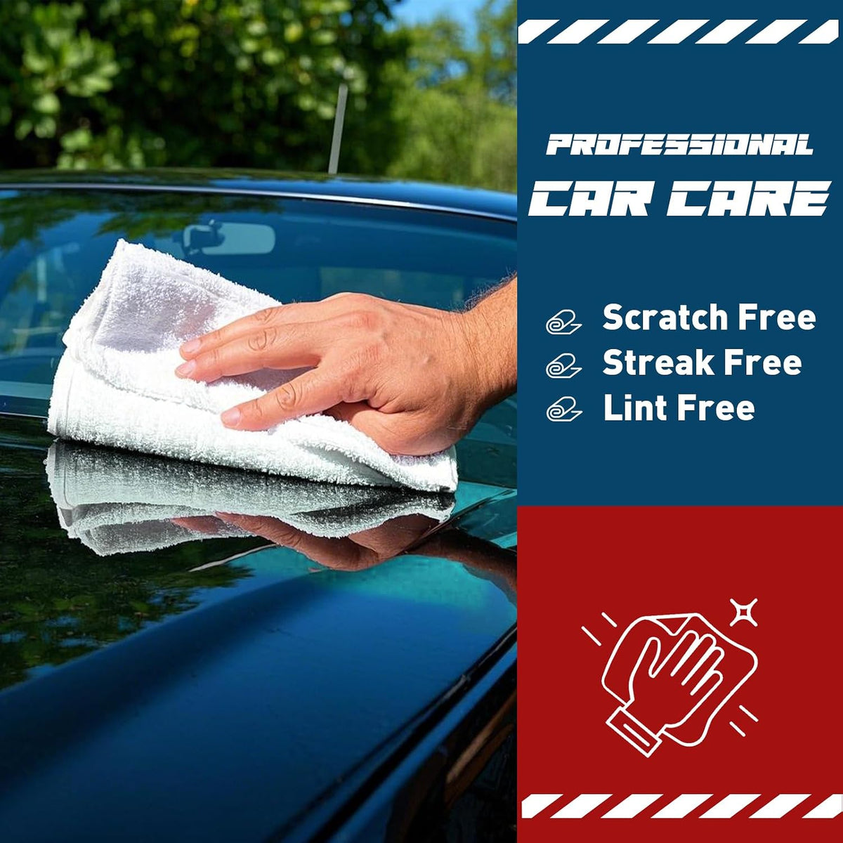 Microfiber Cleaning Cloths Bulk-15 Pack, Gray Microfiber Towels for Cars