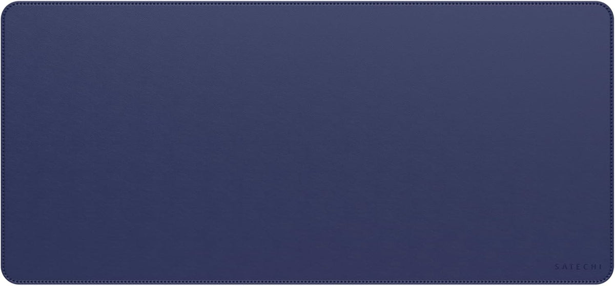Vegan-Leather Desk Mat, Scratch and Water Resistant, Brown