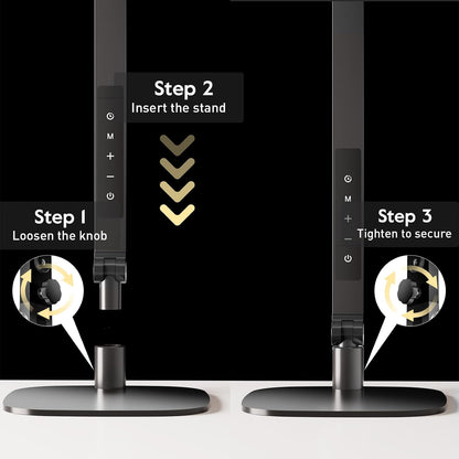 LED Desk Lamp for Home Office, Eye-Caring Diffused Desk Light