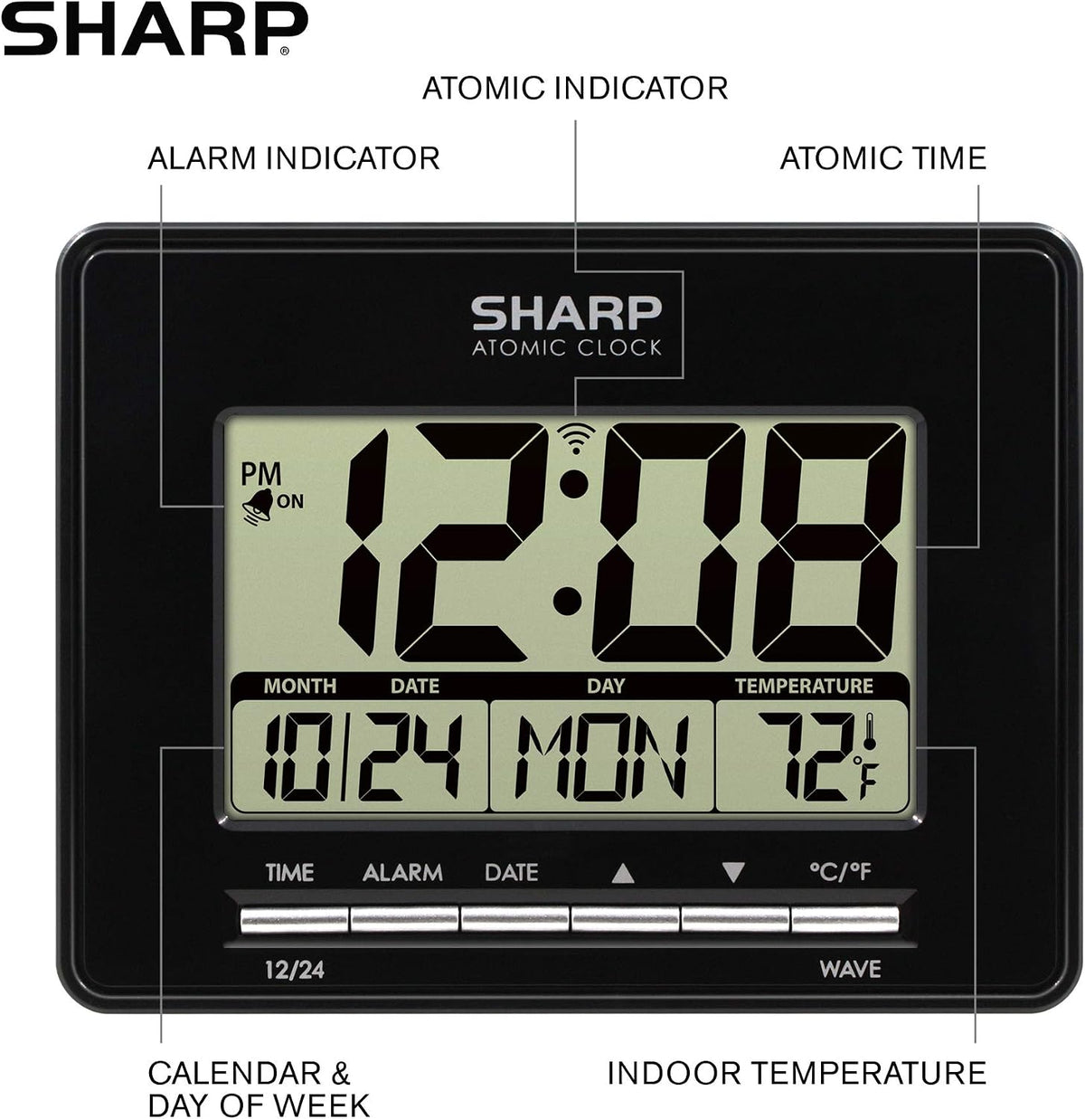 Atomic Digital Alarm Clock