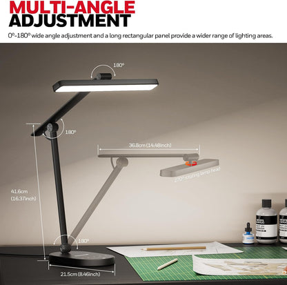 Honeywell HWT-H4 LED Desk Lamp, Eye-Caring, Dimmable, Auto Sensor