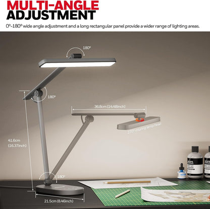 Honeywell HWT-H4 LED Desk Lamp, Eye-Caring, Dimmable, Auto Sensor