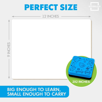 Small Dry Erase Whiteboards for Students, 6 Pack 9 x 12