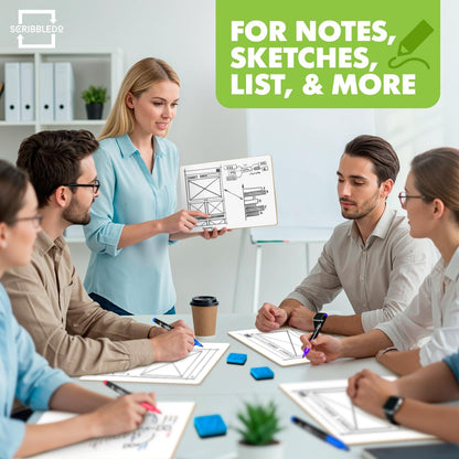 Small Dry Erase Whiteboards for Students, 6 Pack 9 x 12