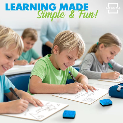 Small Dry Erase Whiteboards for Students, 6 Pack 9 x 12