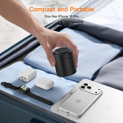 Foldable Magnetic 3 in 1 Wireless Charger Stand for iPhone Watch AirPods