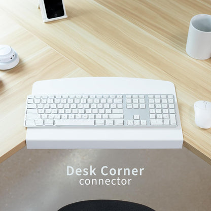Black 17 in Corner Desk Connector Platform, DESK-AC07S