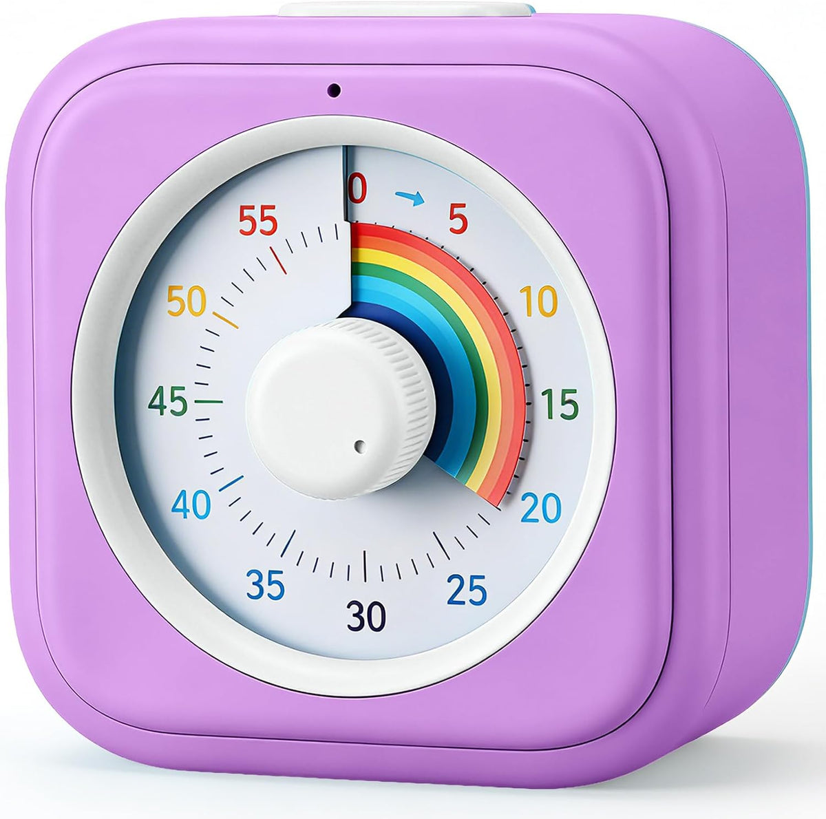 60 Minute Visual Timer for Kids, Silent Countdown Clock, Time Management Tool for Homeschool Study Supplies, Classroom, Home, Kitchen, Desk (Green)