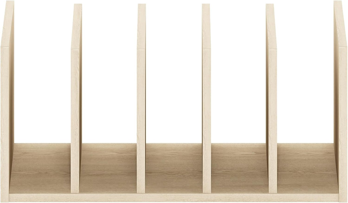Furinno HERMITE Desk File Folder Organizers, 3-Shelf Desktop Office Organization Racks, Desk Top Display Book Shelf, for Paper, Office Supplies, Magazine, White