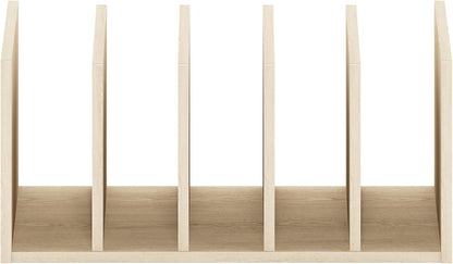 Furinno HERMITE Desk File Folder Organizers, 3-Shelf Desktop Office Organization Racks, Desk Top Display Book Shelf, for Paper, Office Supplies, Magazine, White