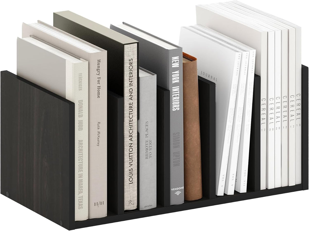 Furinno HERMITE Desk File Folder Organizers, 3-Shelf Desktop Office Organization Racks, Desk Top Display Book Shelf, for Paper, Office Supplies, Magazine, White