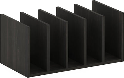 Furinno HERMITE Desk File Folder Organizers, 3-Shelf Desktop Office Organization Racks, Desk Top Display Book Shelf, for Paper, Office Supplies, Magazine, White