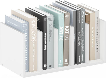 Furinno HERMITE Desk File Folder Organizers, 3-Shelf Desktop Office Organization Racks, Desk Top Display Book Shelf, for Paper, Office Supplies, Magazine, White