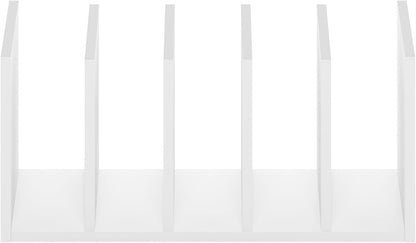 Furinno HERMITE Desk File Folder Organizers, 3-Shelf Desktop Office Organization Racks, Desk Top Display Book Shelf, for Paper, Office Supplies, Magazine, White