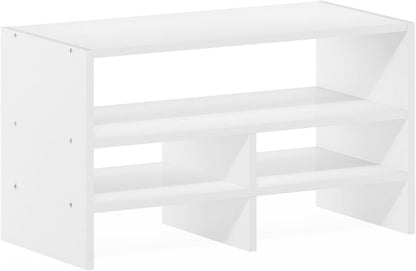 Furinno HERMITE Desk File Folder Organizers, 3-Shelf Desktop Office Organization Racks, Desk Top Display Book Shelf, for Paper, Office Supplies, Magazine, White