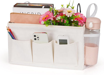 Bedside Caddy, Bedside Storage Bag Hanging Organizer for Bunk Bed