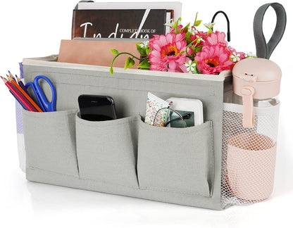Bedside Caddy, Bedside Storage Bag Hanging Organizer for Bunk Bed